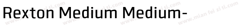 Rexton Medium Medium字体转换
